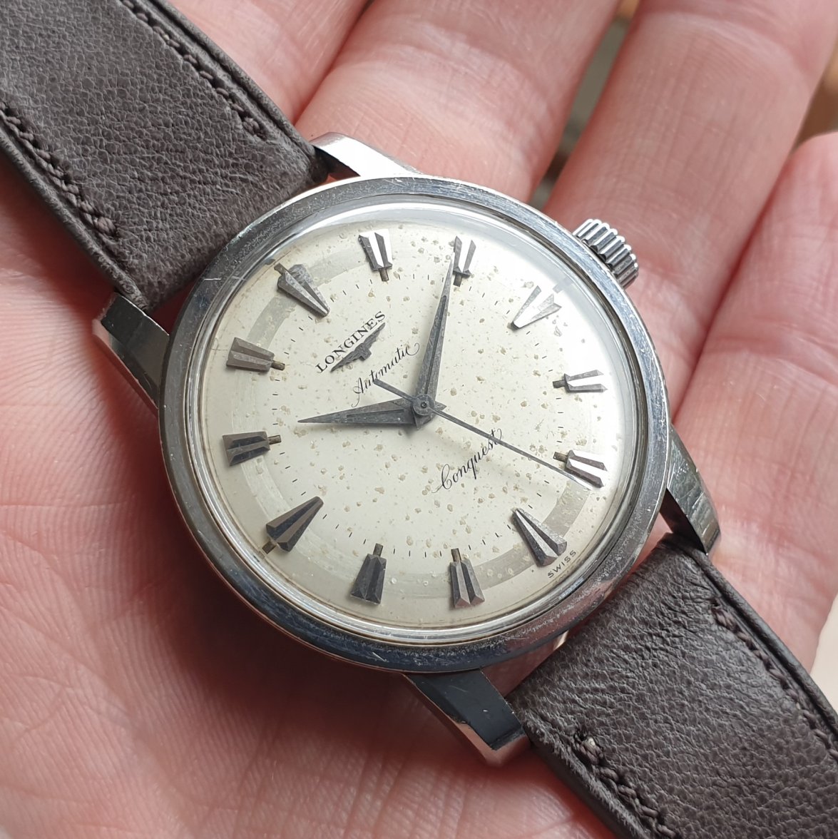 SOLD - 1950s Longines Conquest ref. 9000 | Omega Forums