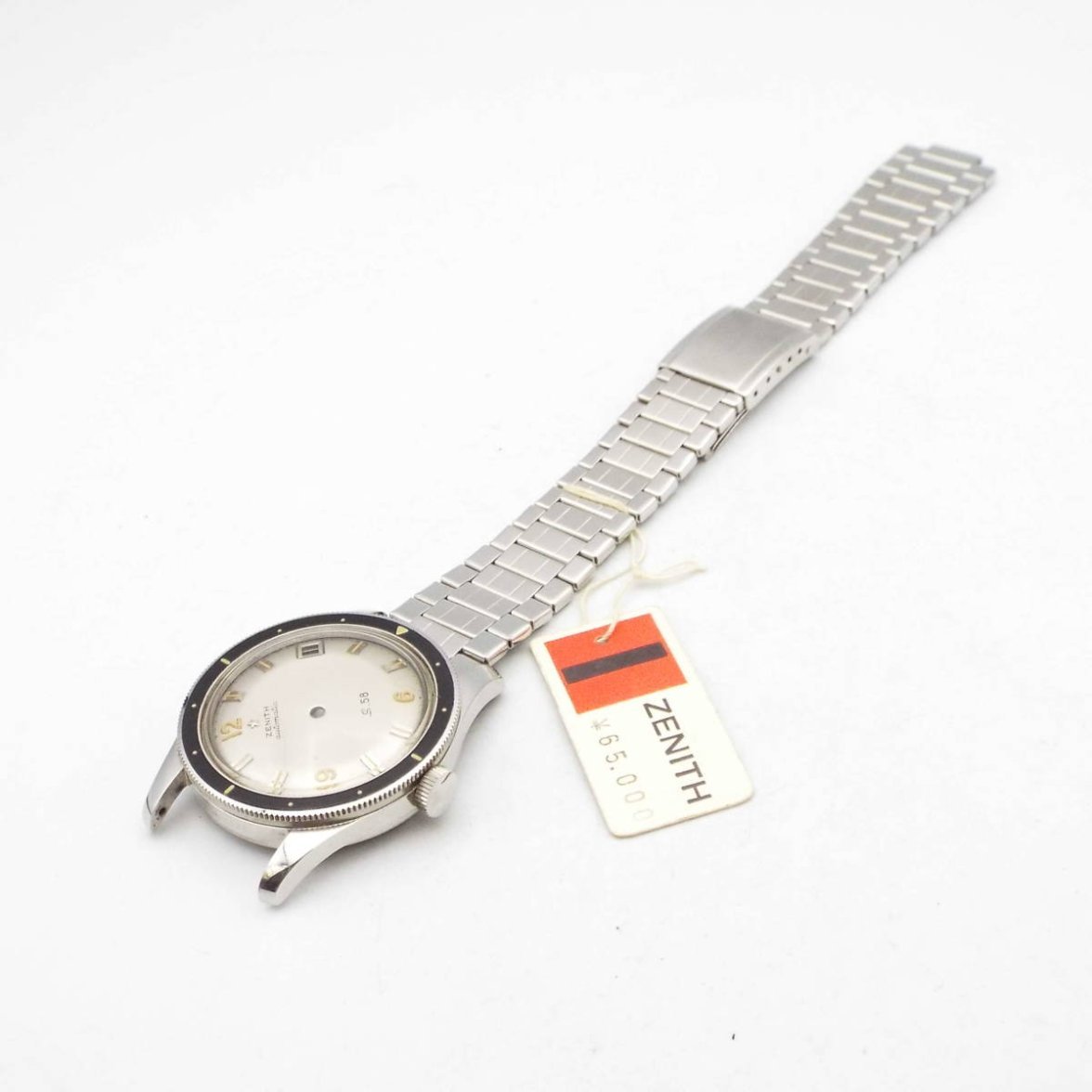 い07467【時計屋引上品 デッドストック】ZENITH ゼニス_自動巻_腕時計_デイト_S.58_スター_ケースのみ_機械無し_純正ベルト_タグ付_画像10.jpg