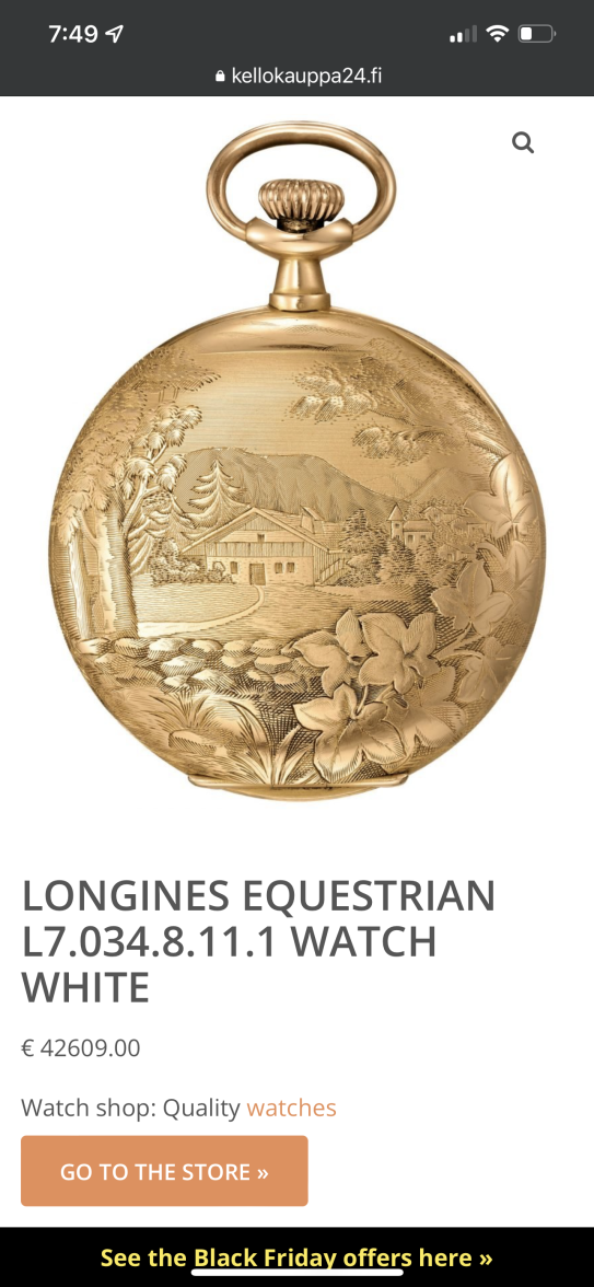 Longines L7 Equestrian Pocket Watch Awards Omega Forums