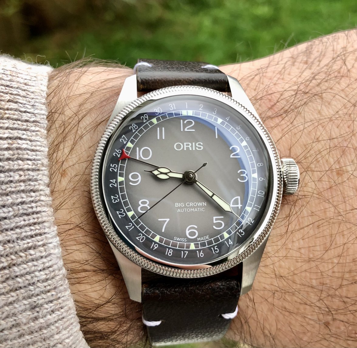 SOLD Oris Big Crown Pointer Date 38mm Cervo Volante 2022