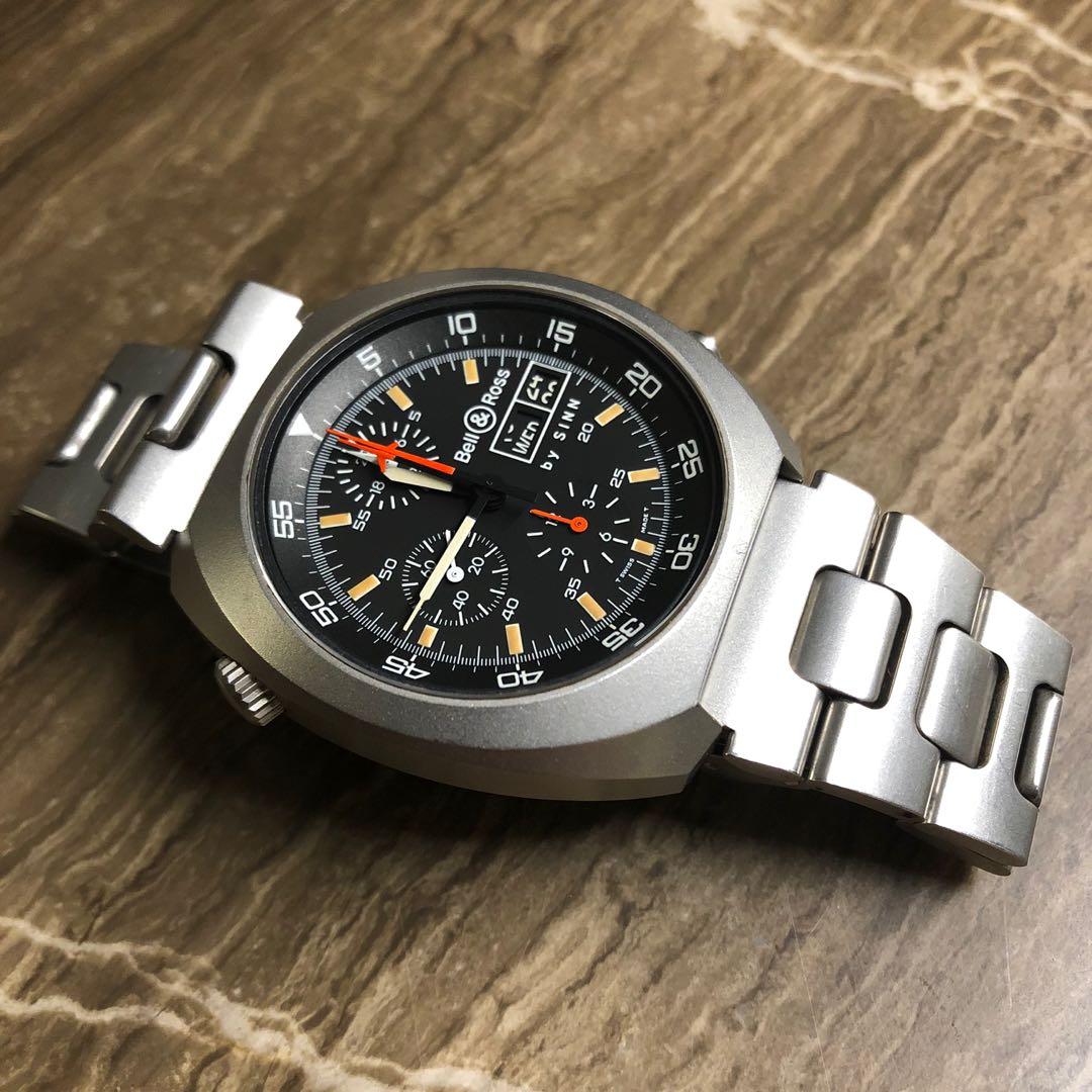 WTB Bell Ross Space 1 automatic chronograph watch under Sinn