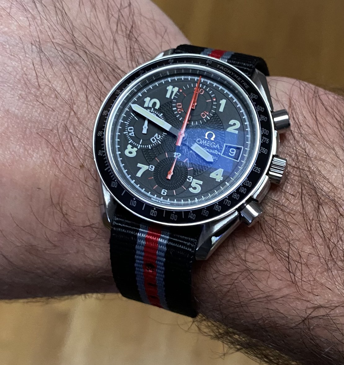 Speedmaster nato strap question s Omega Forums