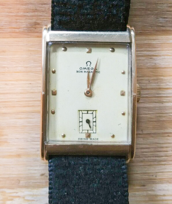 omega watch square face