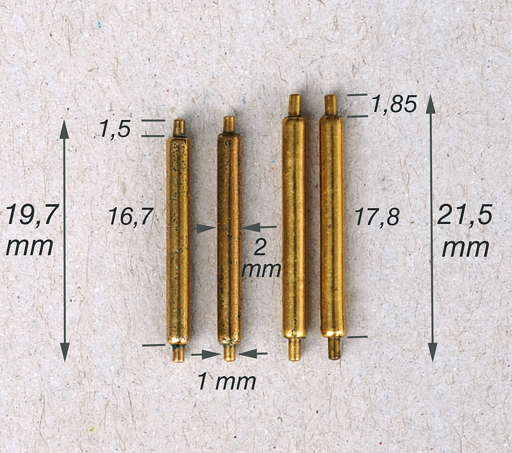 WTB vintage (shoulderless) spring bars see photos Omega Forums