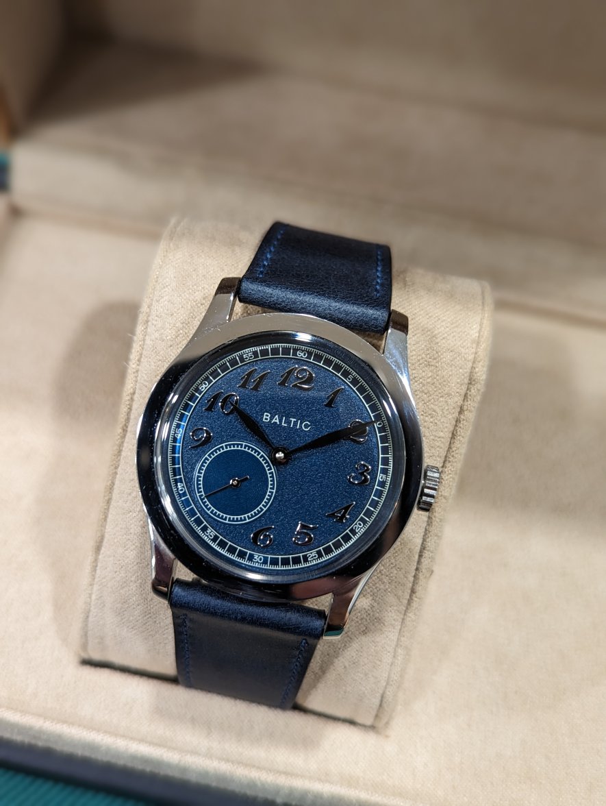 FS - Baltic Microrotor MR01 Blue Dial | Omega Forums