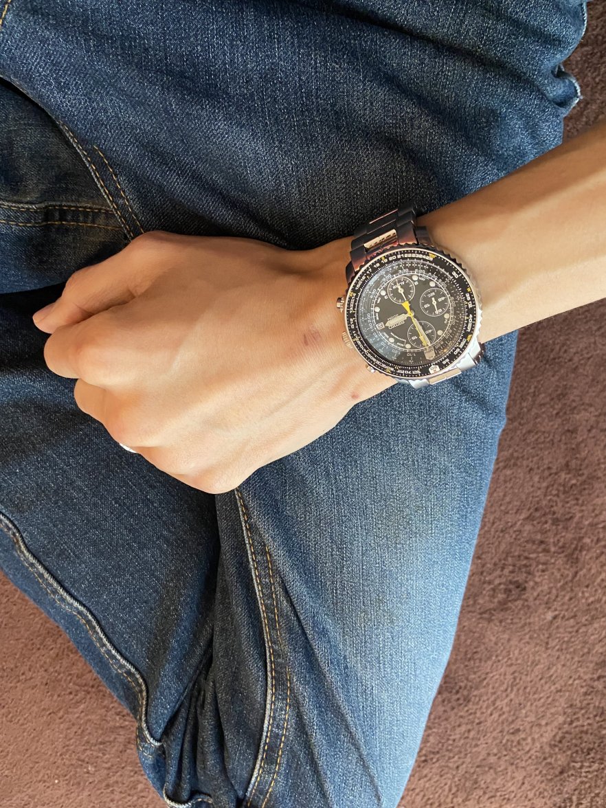 Seiko flightmaster on online wrist