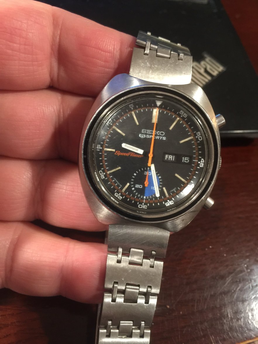 SOLD - Seiko Speedtimer 5 Sports JDM 6139-7020 Racing 1972 $725