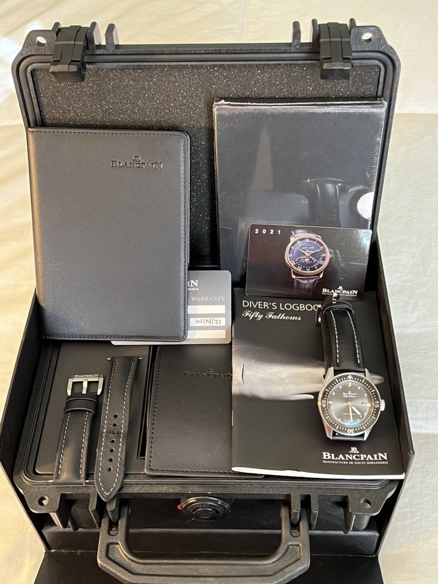 SOLD 2021 Blancpain Bathyscaphe 38mm Omega Forums