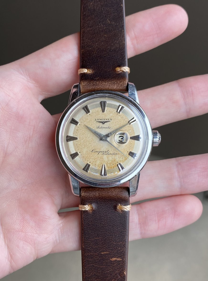 SOLD Now 1000 Very Clean 1959 Steel Longines Conquest