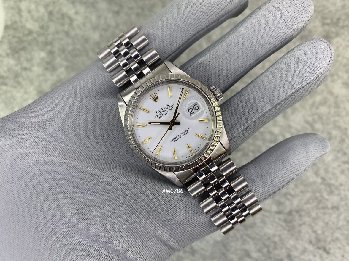 FS SOLD Rolex Datejust 16030 1986 Porcelain Dial Effect