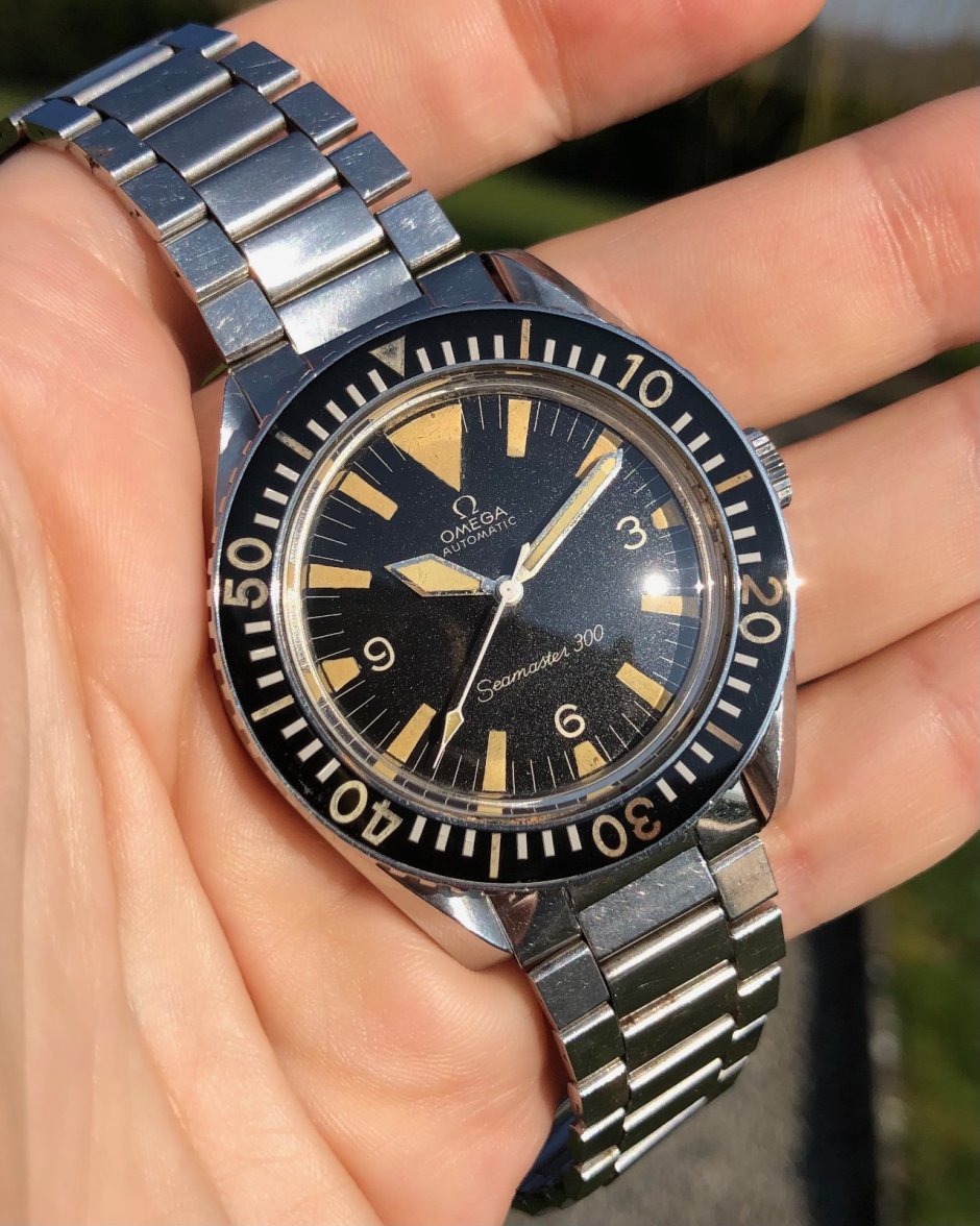 Omega seamaster big online triangle