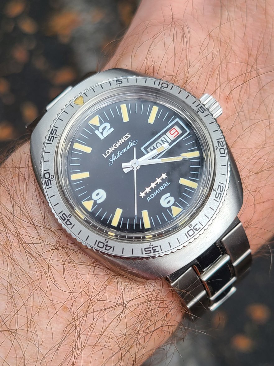 SOLD 1979 Longines Admiral 5 Star Diver Cal 508 with Original