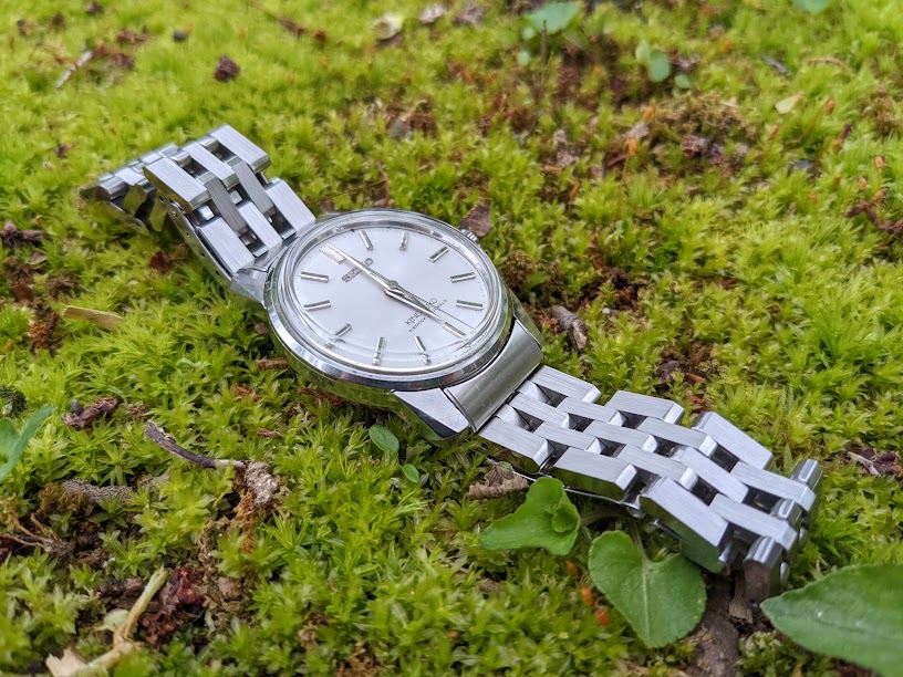 Grand Seiko GMT Dial - Vintage Enamel Biege [For NH34] - Lucius Atelier