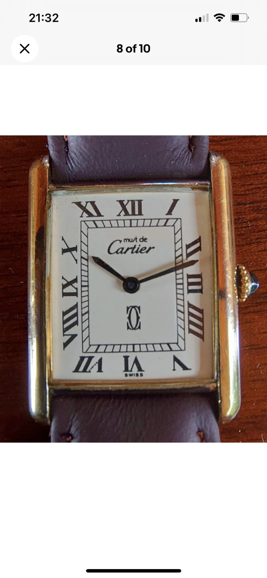 Thoughts on the authenticity of this Cartier Tank Omega Forums