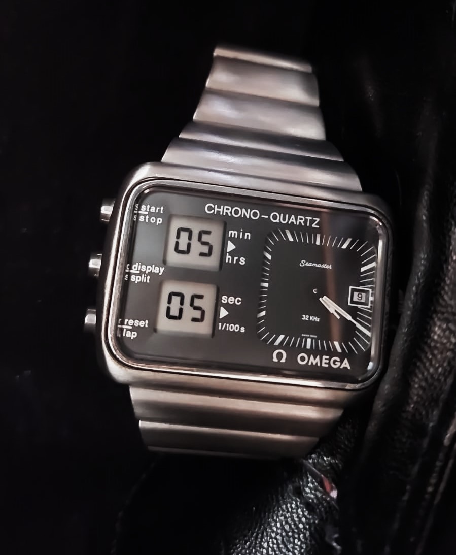 OMEGA SEAMASTER CHRONO-QUARTZ Cal. 1611 Vintage swiss quartz watch MONTREAL  1976 ALBATROS *** WATCH + MANUAL + BOX *** Omega Vintage watches - Watches83