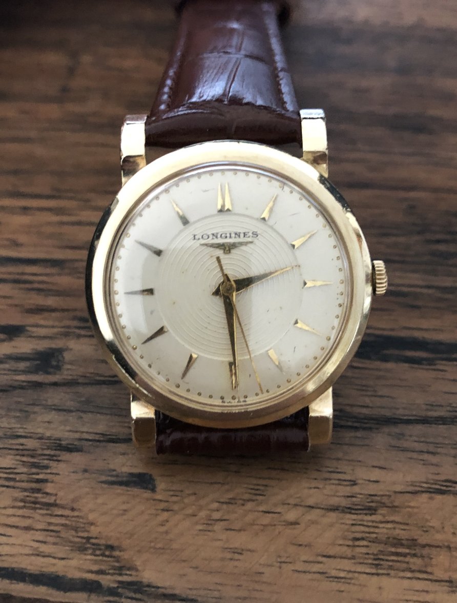 WITHDRAWN 1950s Longines Ref. 1022 Manual wind 22LS 10k gold