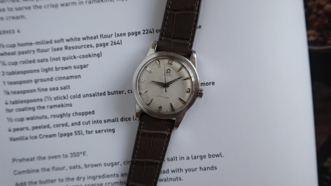 Omega 1952 Seamaster 3,6,9,12 White HoneyComb 2577-11 332 IMG_0790.jpeg