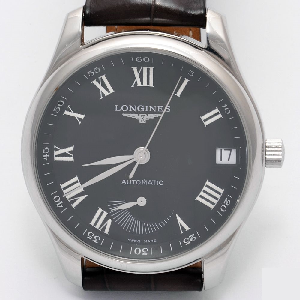 FS Longines Master Collection L2.666.4 Black Dial Leather Strap