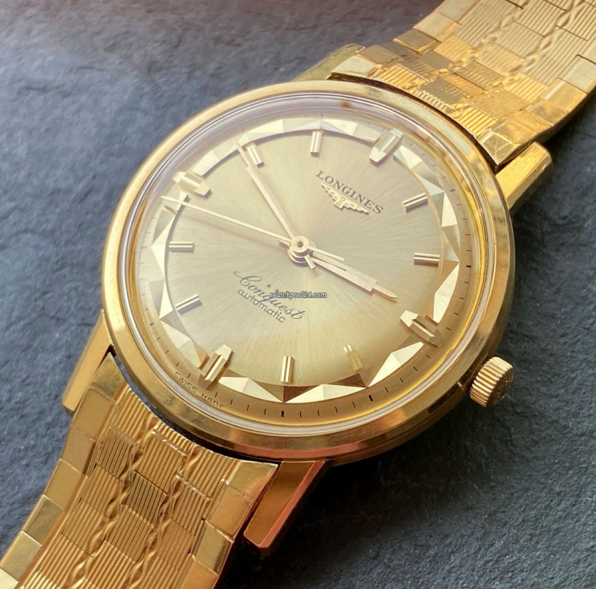 Longines conquest gold vintage hotsell