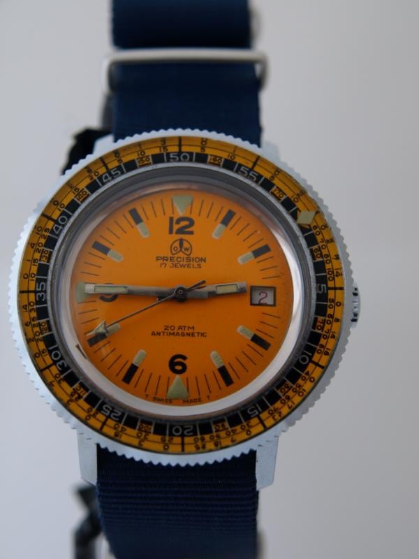 VINTAGE O&W OLLECH & WAJS OCEAN-GRAPH DIVERS WATCH 1.jpg