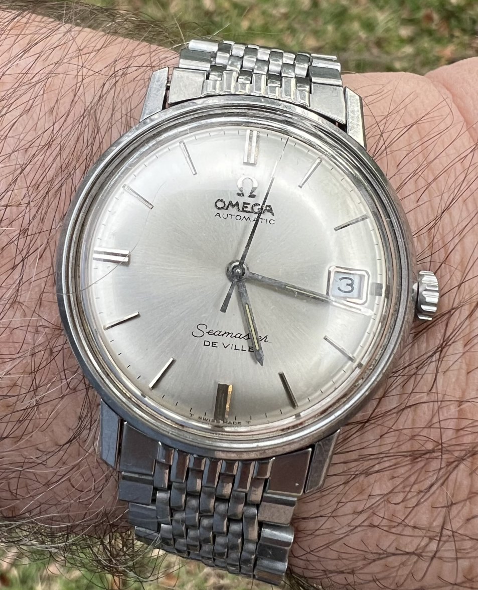 SOLD - OMEGA SEAMASTER DEVILLE 166.020 cal 563 vintage automatic 1968 |  Omega Watch Forums