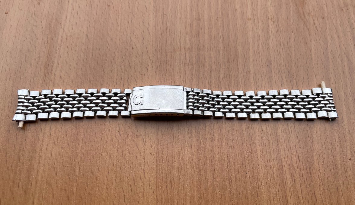 SOLD Omega Beads of Rice Bracelet Ref.1502 No.12 with No.11 End Links 18mm Omega Forums