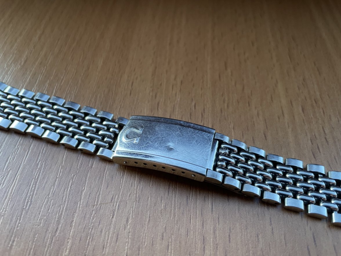 SOLD - Omega Beads of Rice Bracelet Ref.1502 No.12 with No.11 End