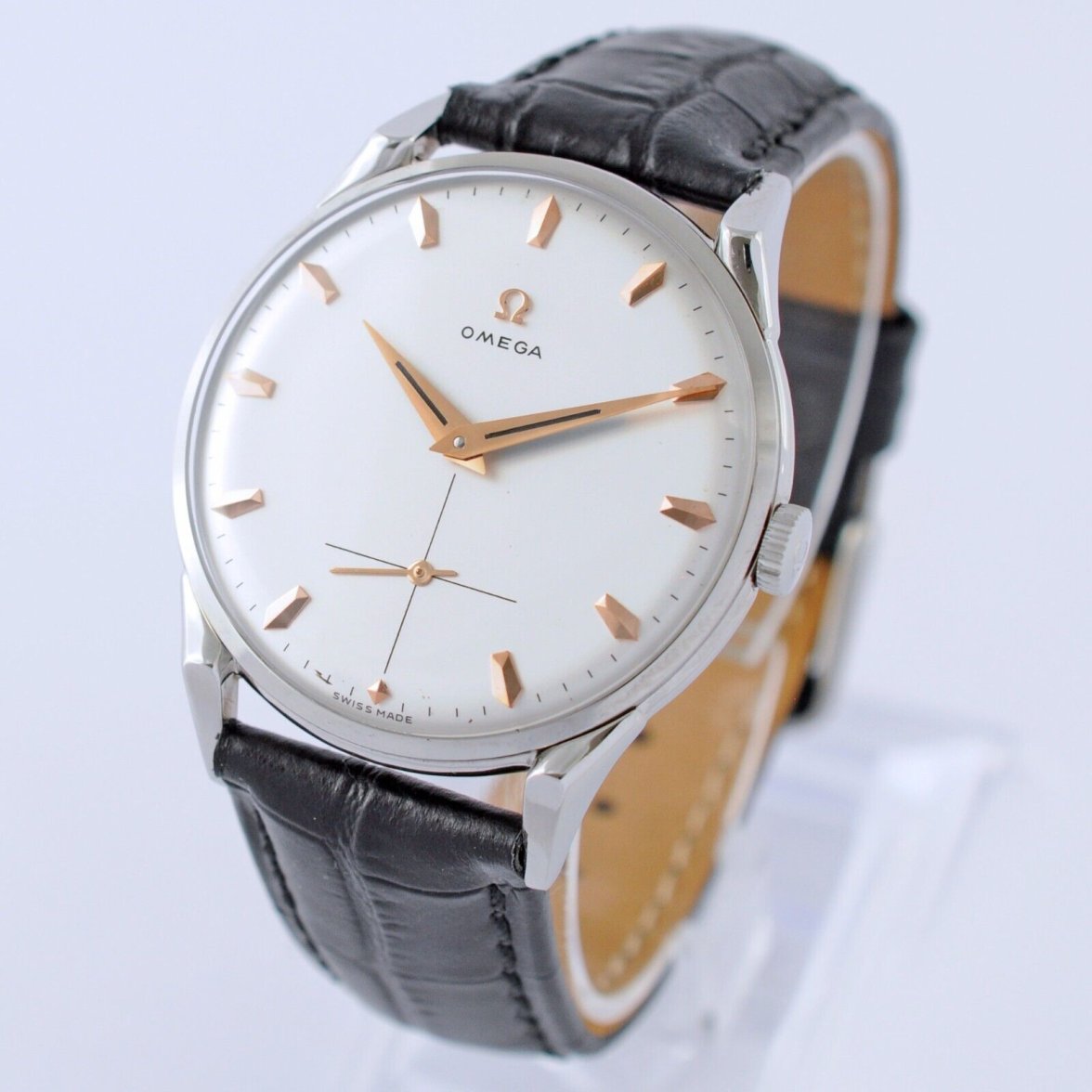 Just won this on eBay: 1960' Omega 37.5 mm Spider Lugs Ref 2603