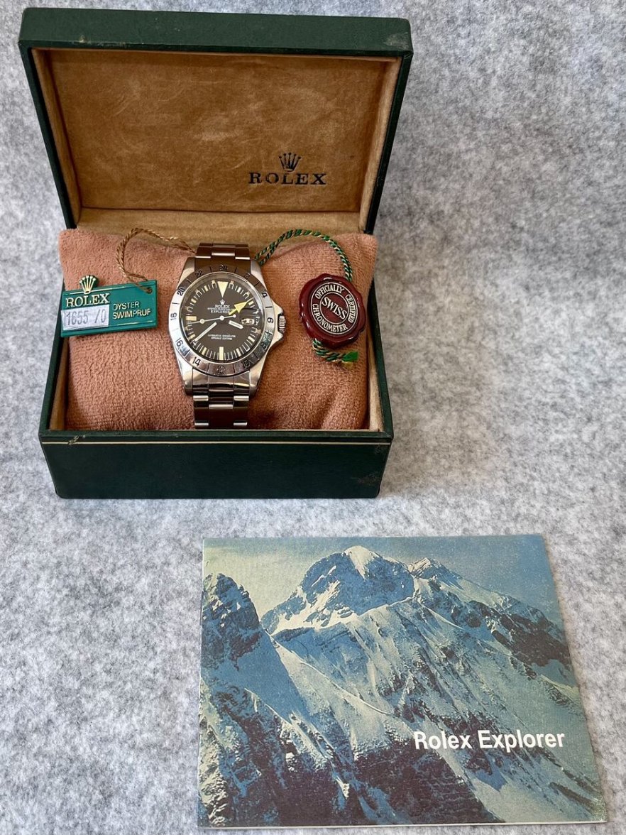 FS - Rolex Explorer II 1655 MK2, Steel, 1978, Freccione & Rail