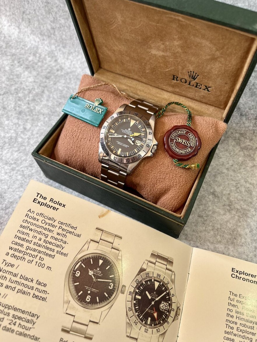 FS - Rolex Explorer II 1655 MK2, Steel, 1978, Freccione & Rail