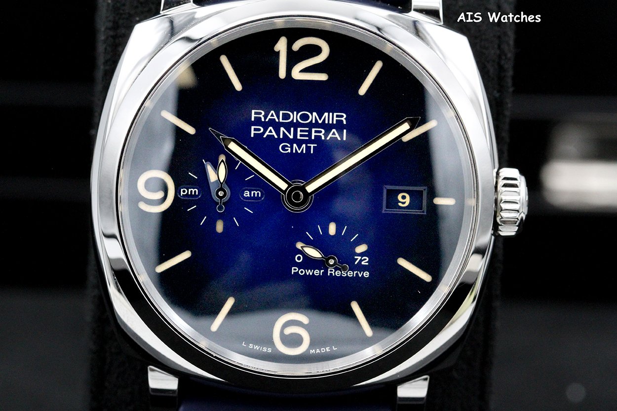 FSOT FSOT Panerai PAM 946 Radiomir 1940 GMT 3 Day Power Reserve Blue Mediterraneo 45MM BP Omega Watch Forums