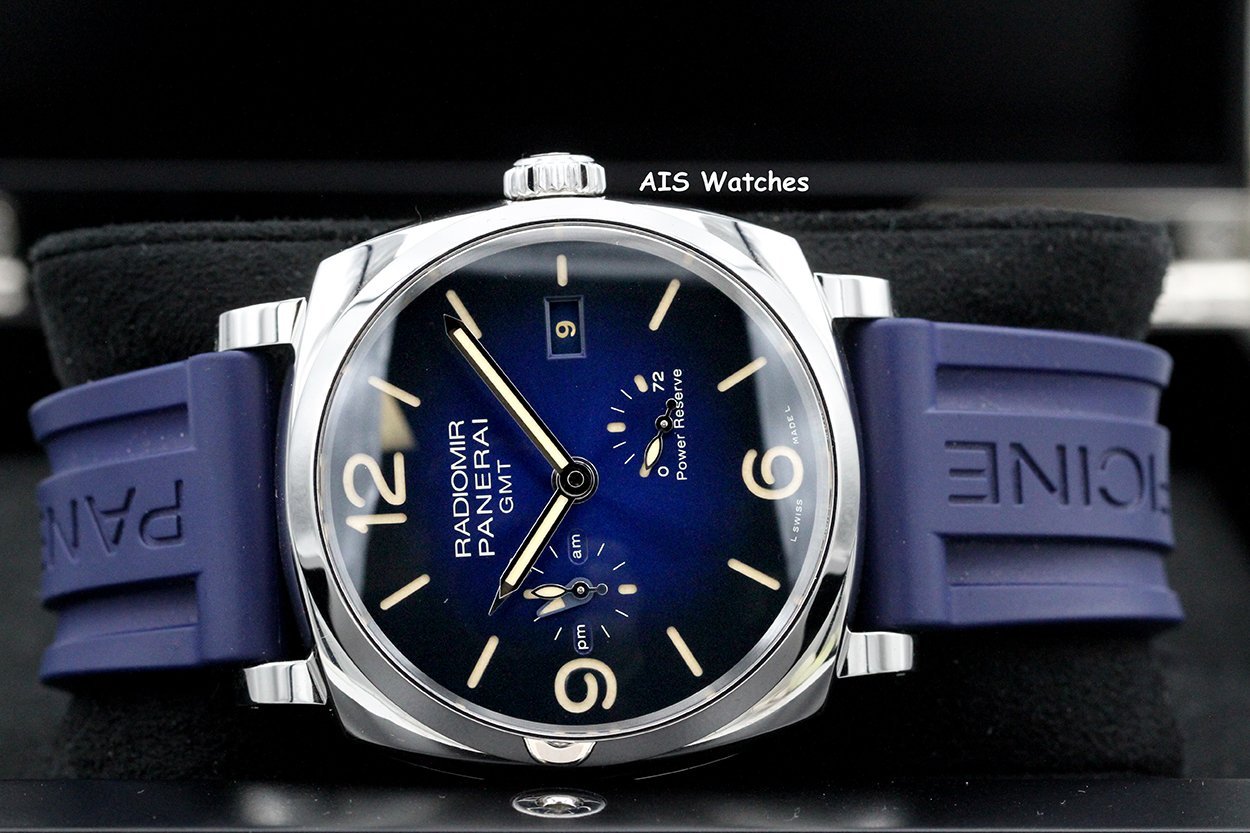 FSOT FSOT Panerai PAM 946 Radiomir 1940 GMT 3 Day Power Reserve Blue Mediterraneo 45MM BP Omega Watch Forums