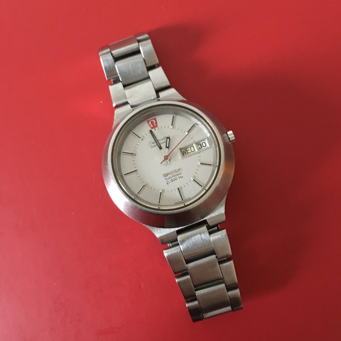 SOLD - **Reduced** Omega f300 Seamaster day/date 