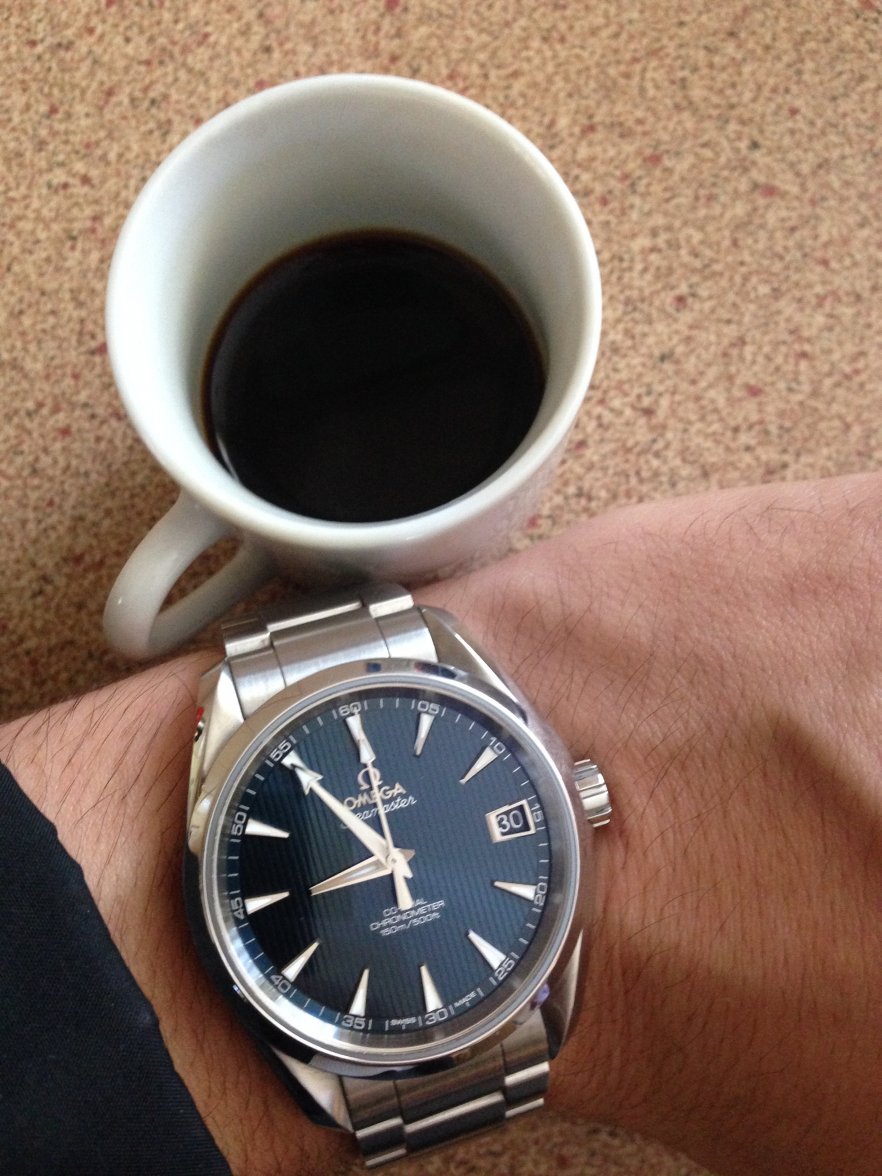 Aqua Terra Skyfall Blue or Tag Heuer 