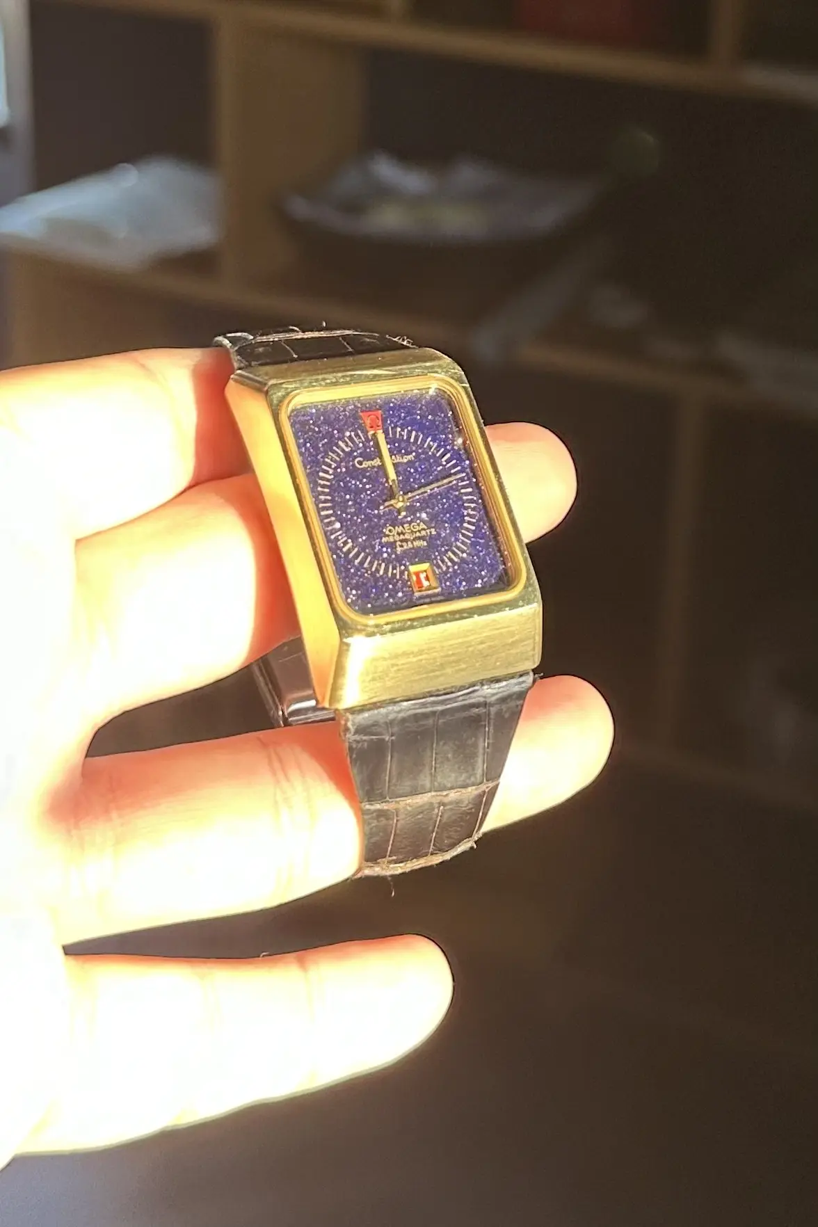 FS - 18k Gold Omega Constellation MegaQuartz f2.4hz “Stardust