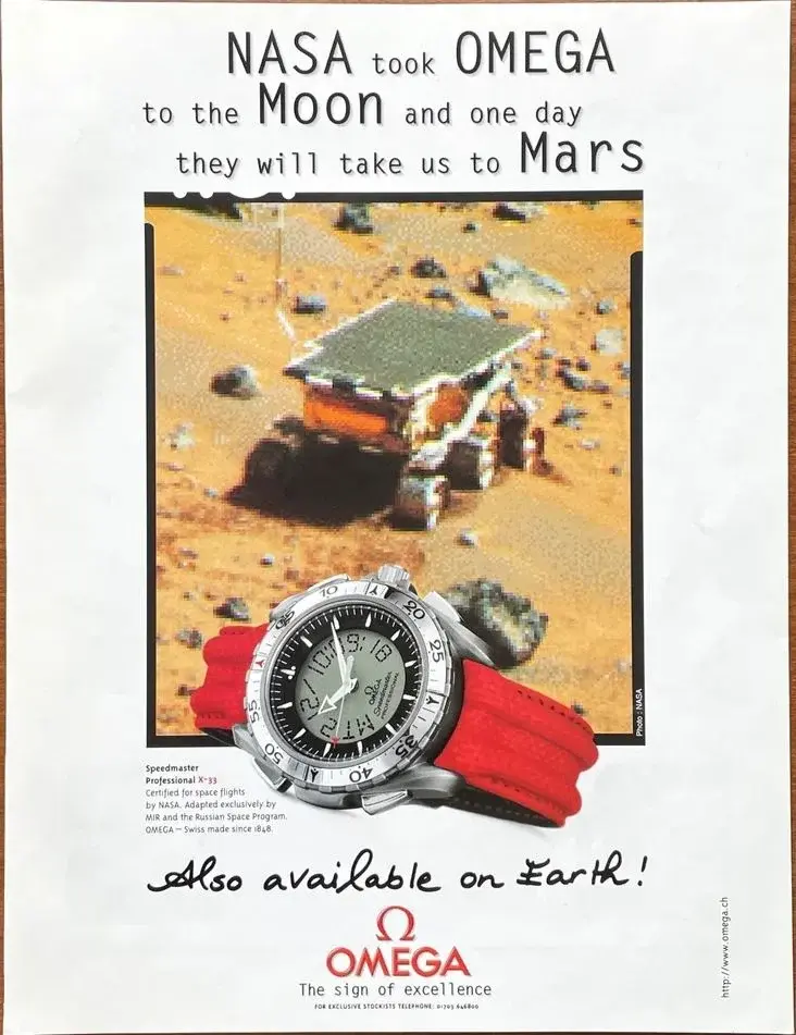 X-33 G1 Mars Watch 1998 ad.webp