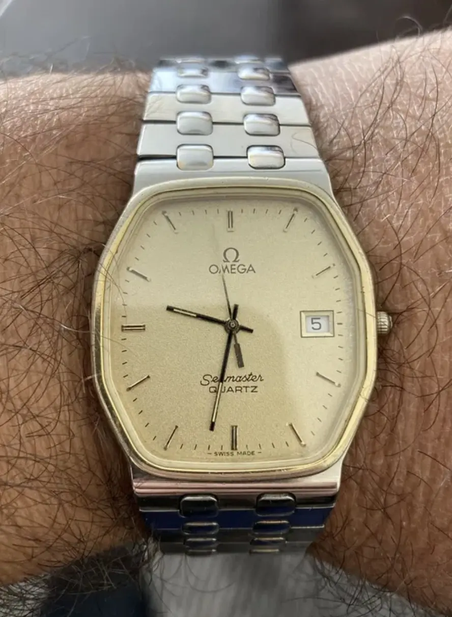 OMEGA Seamaster Quartz ヴィンテージ／不動・現状品 Omega Seamaster Quartz. Real or fake? Please help | Omega Watch Forums