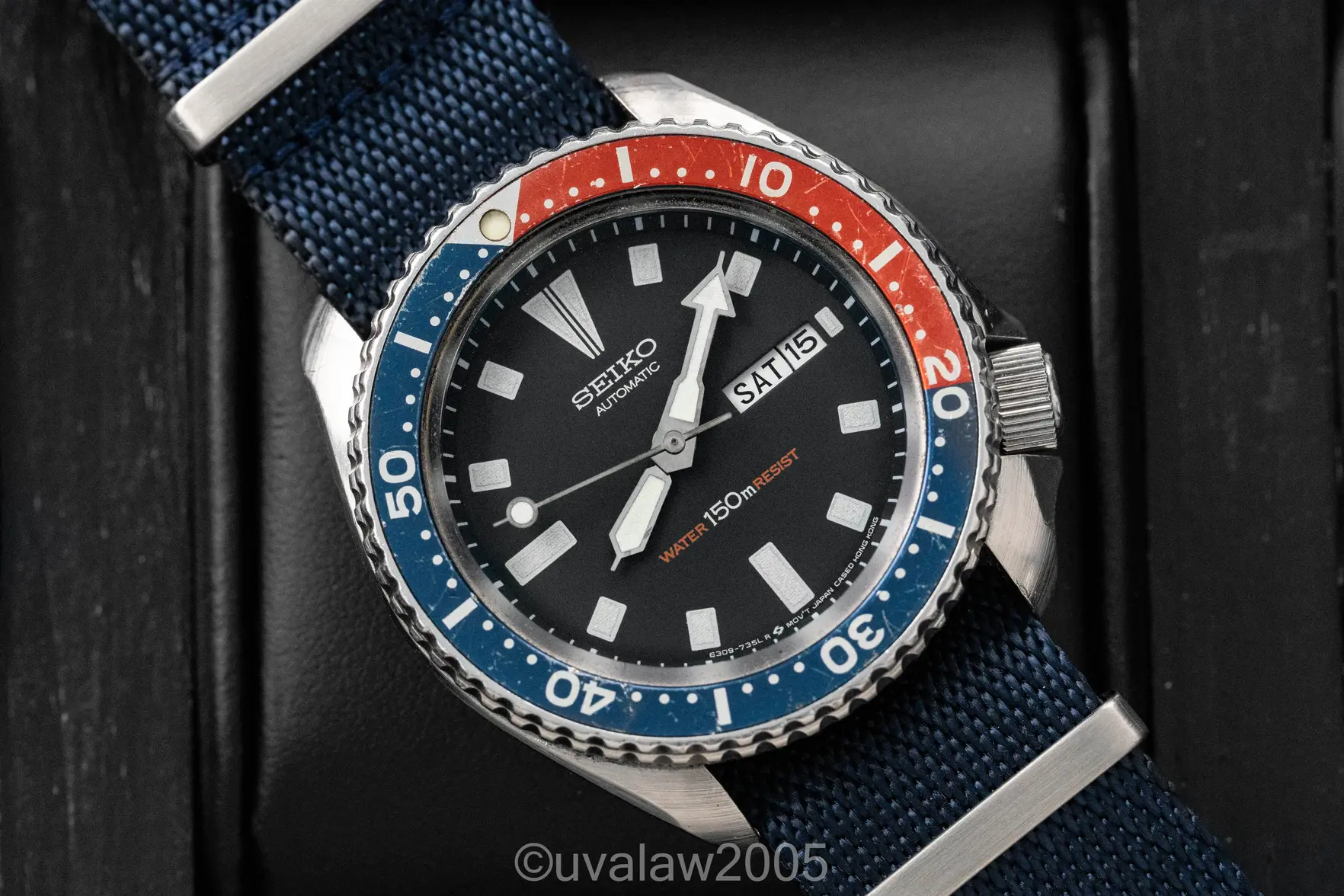 SOLD - Seiko 6309-7290 Slim Turtle, Sapphire, Extra Bezel