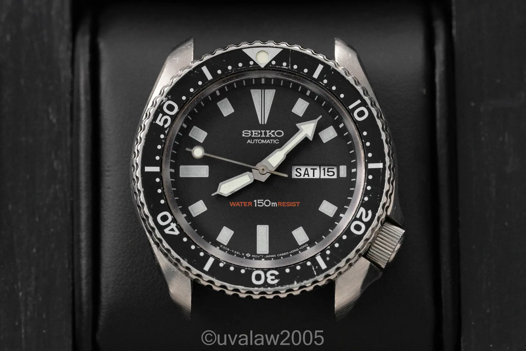 SOLD - Seiko 6309-7290 Slim Turtle, Sapphire, Extra Bezel