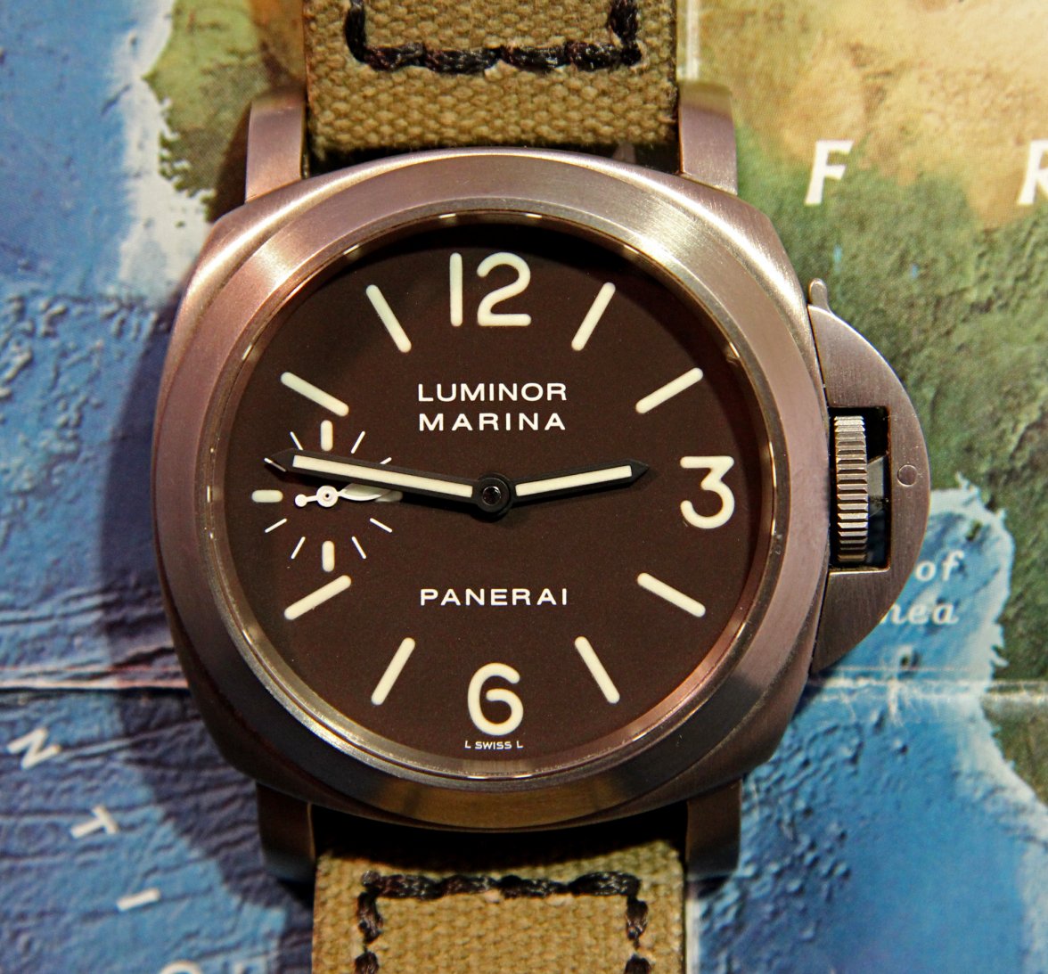 SOLD REDUCED x2 PANERAI PAM 61 Titanium Luminor Marina w