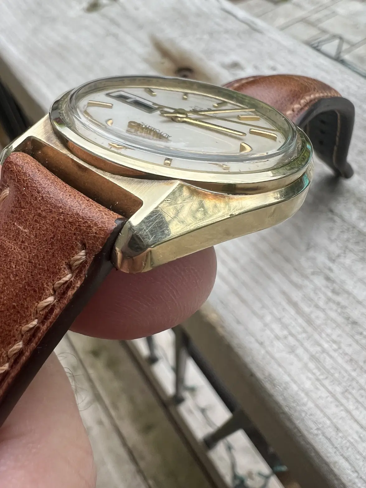 SOLD - Grand Seiko 6146-8000 Gold Cap 1968 Vintage | Omega Watch