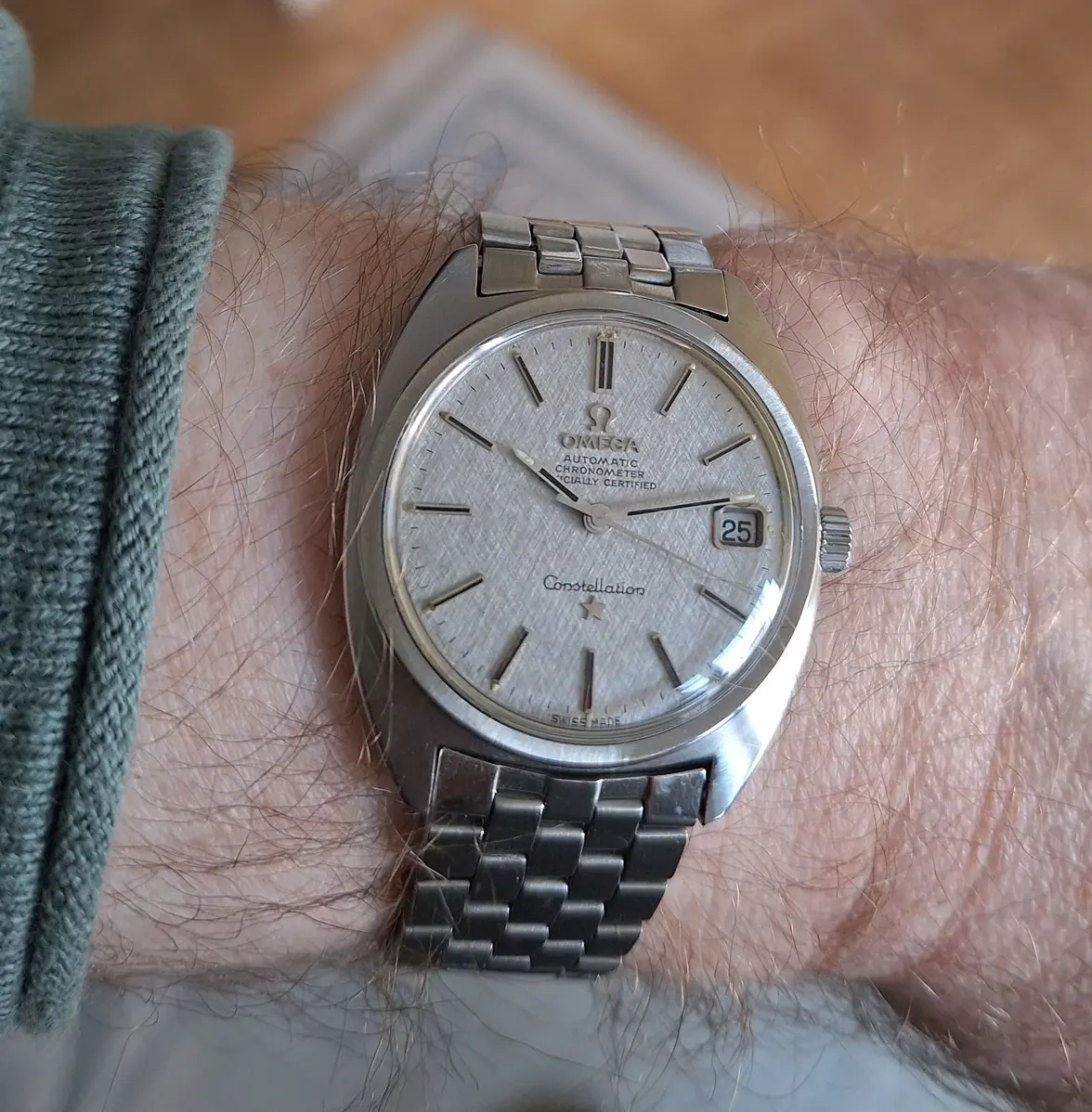 Omega Constellation 168 017 wristshot 07.webp