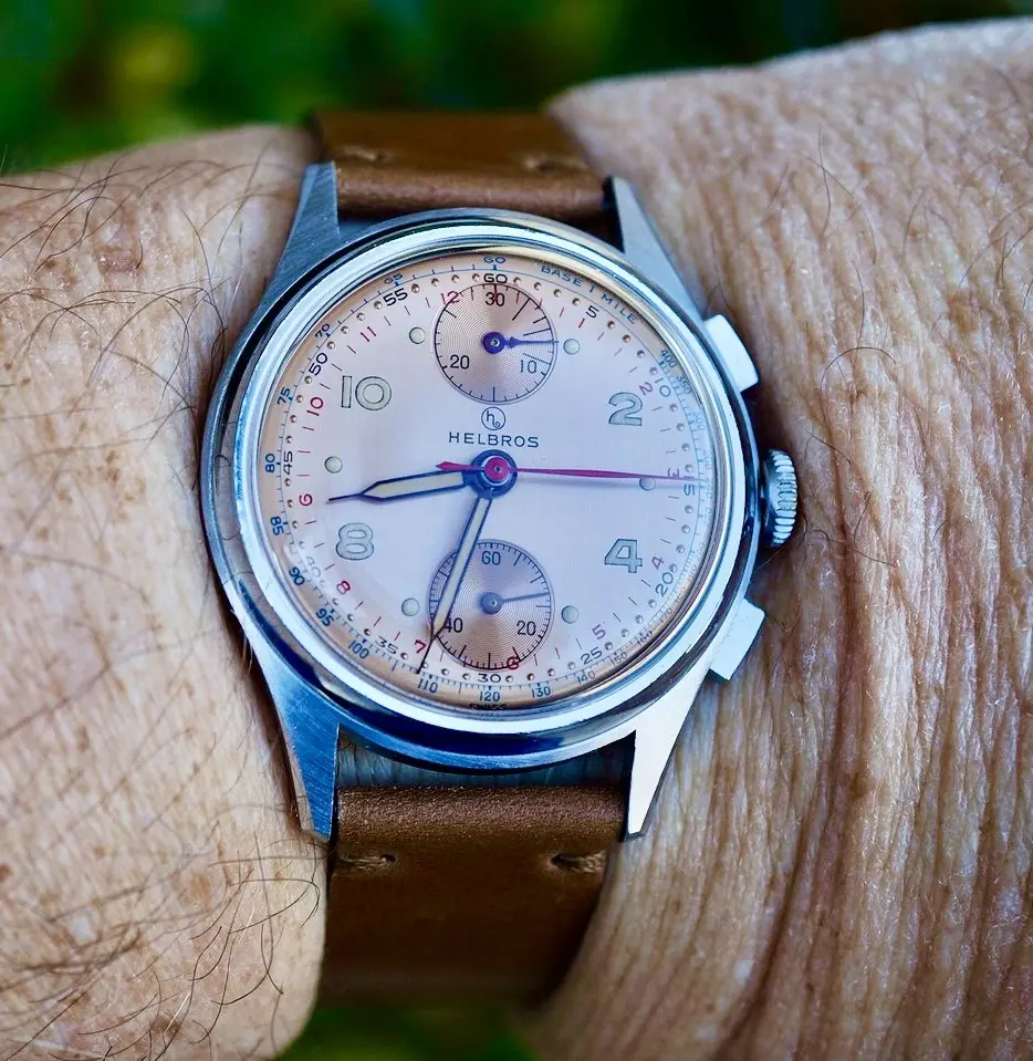 Helbros Chrono Venus 170 on Shell Cordovan by JankoXXX via George A..webp