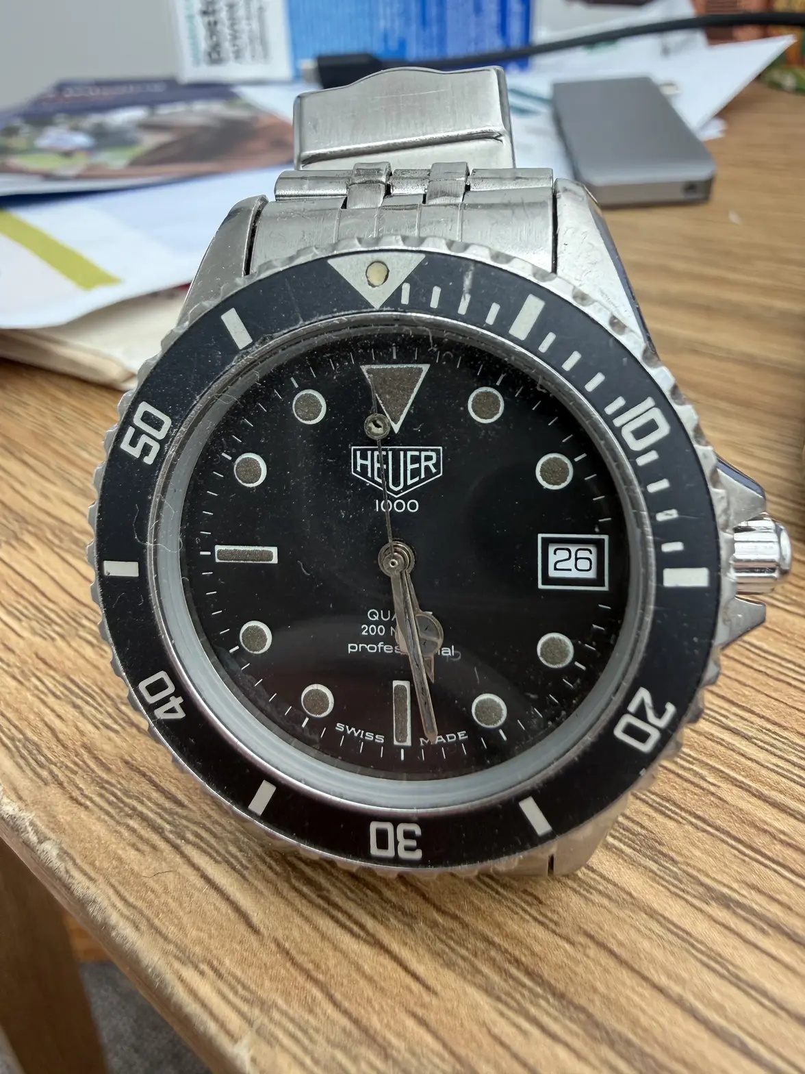 SOLD - Heuer 980.013L Quartz Diver 1980s | Omega Watch Forums