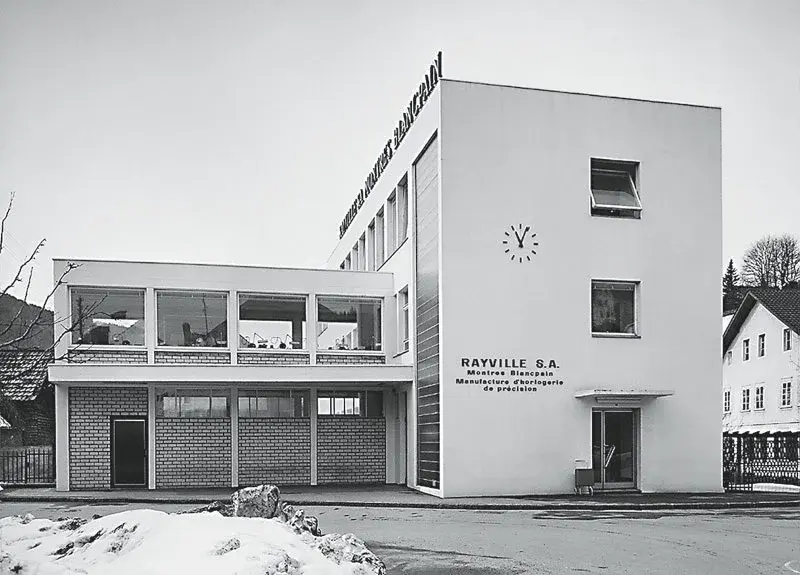 Rayville-Blancpain-building in Villeret 1963.webp