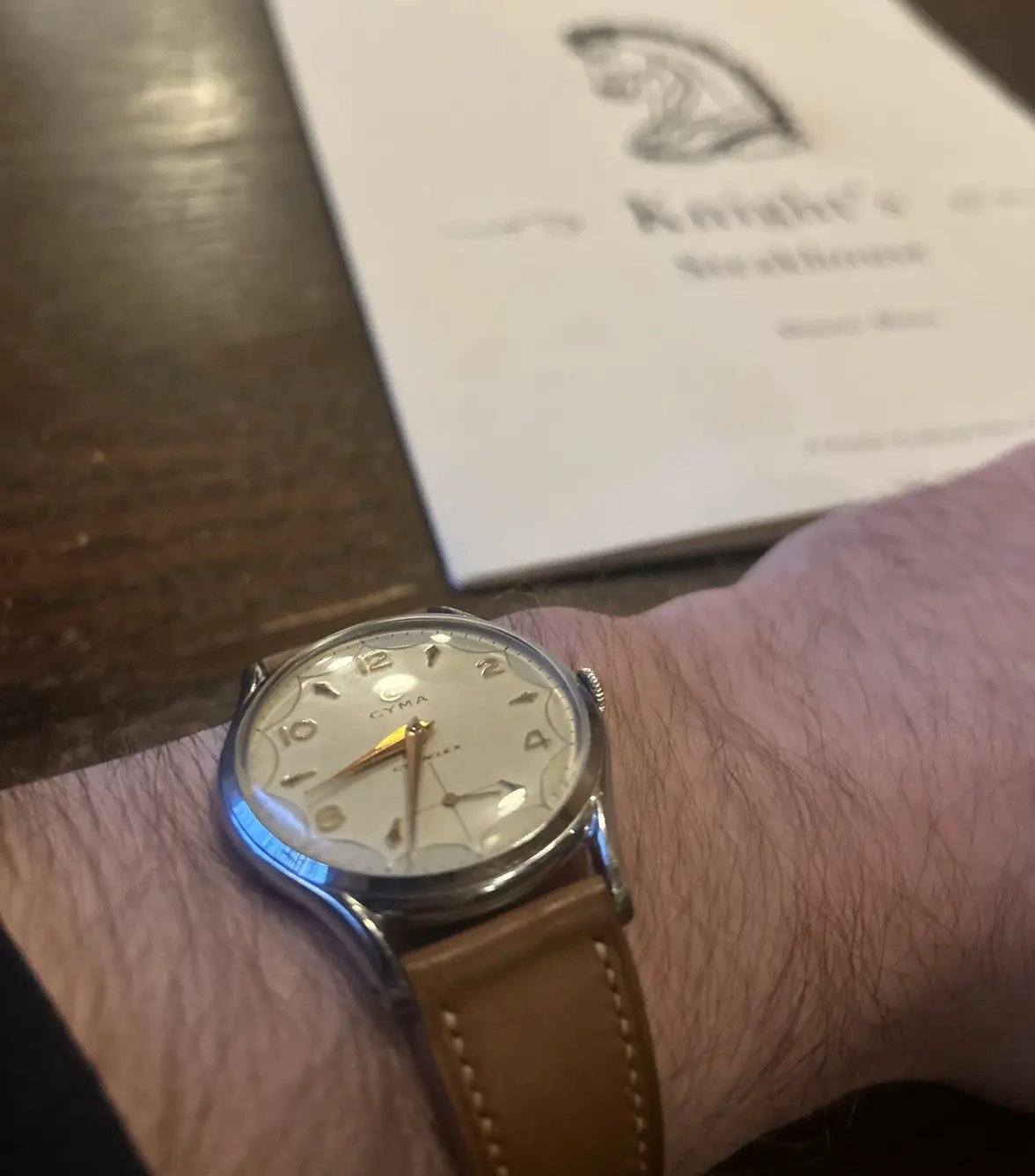 Cyma Cymaflex - on wrist.webp