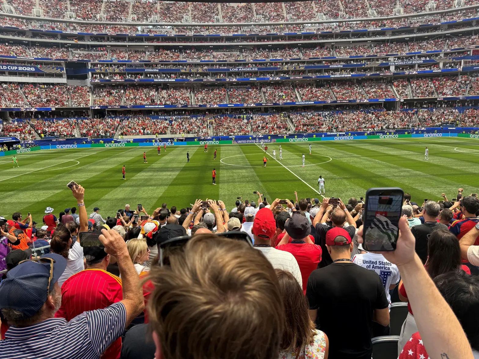 World Cup Spain vs. Belgium kickoff.webp