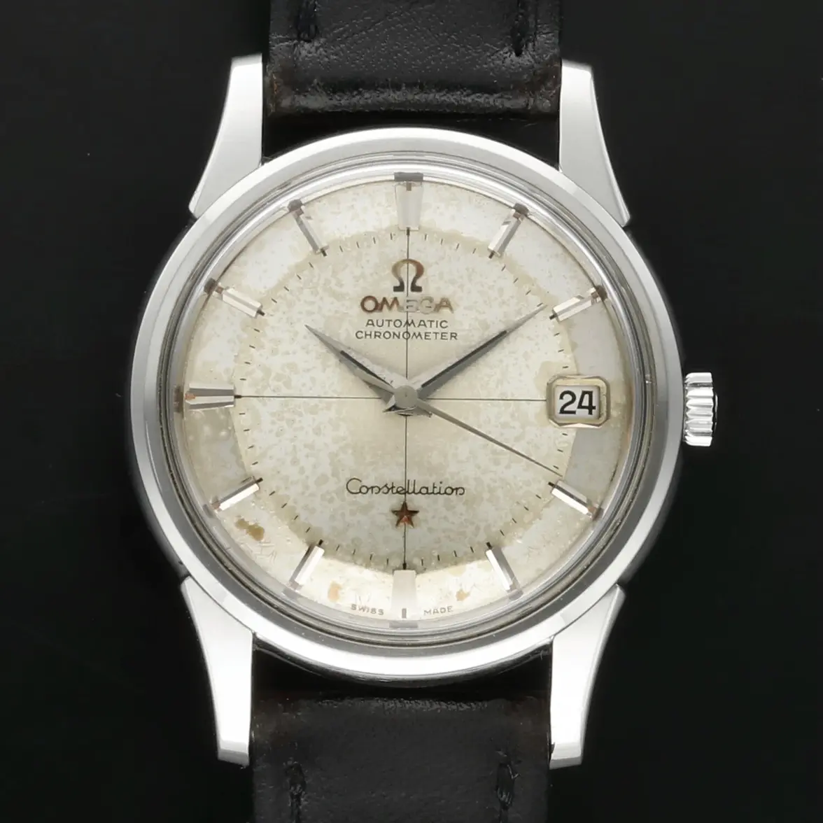 1959 Omega Constellation Pie Pan Dial ref  14393 61 SC Omega Serviced_12.webp