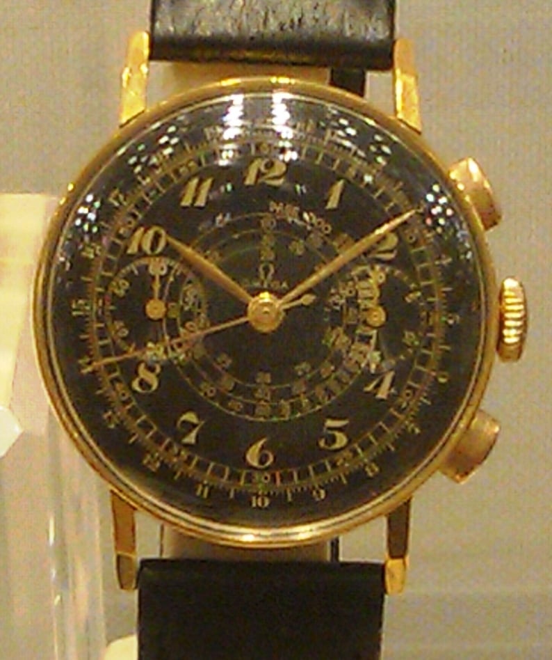 B43 case 13 Telemetre and subseconds watch no 5 YG telemetre black dial.jpg