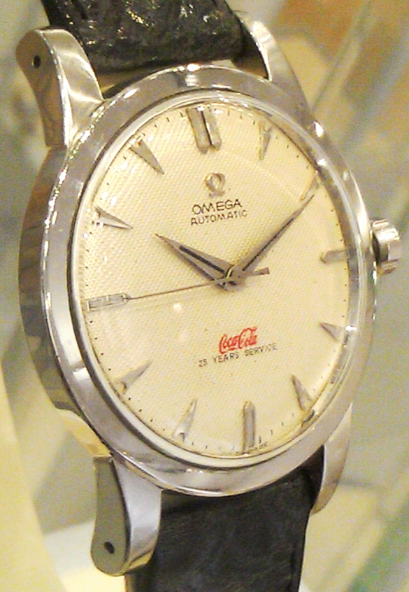 E35 Case 92 Official Secret society Coca cola SS Seamaster watch for 25 year service.jpg